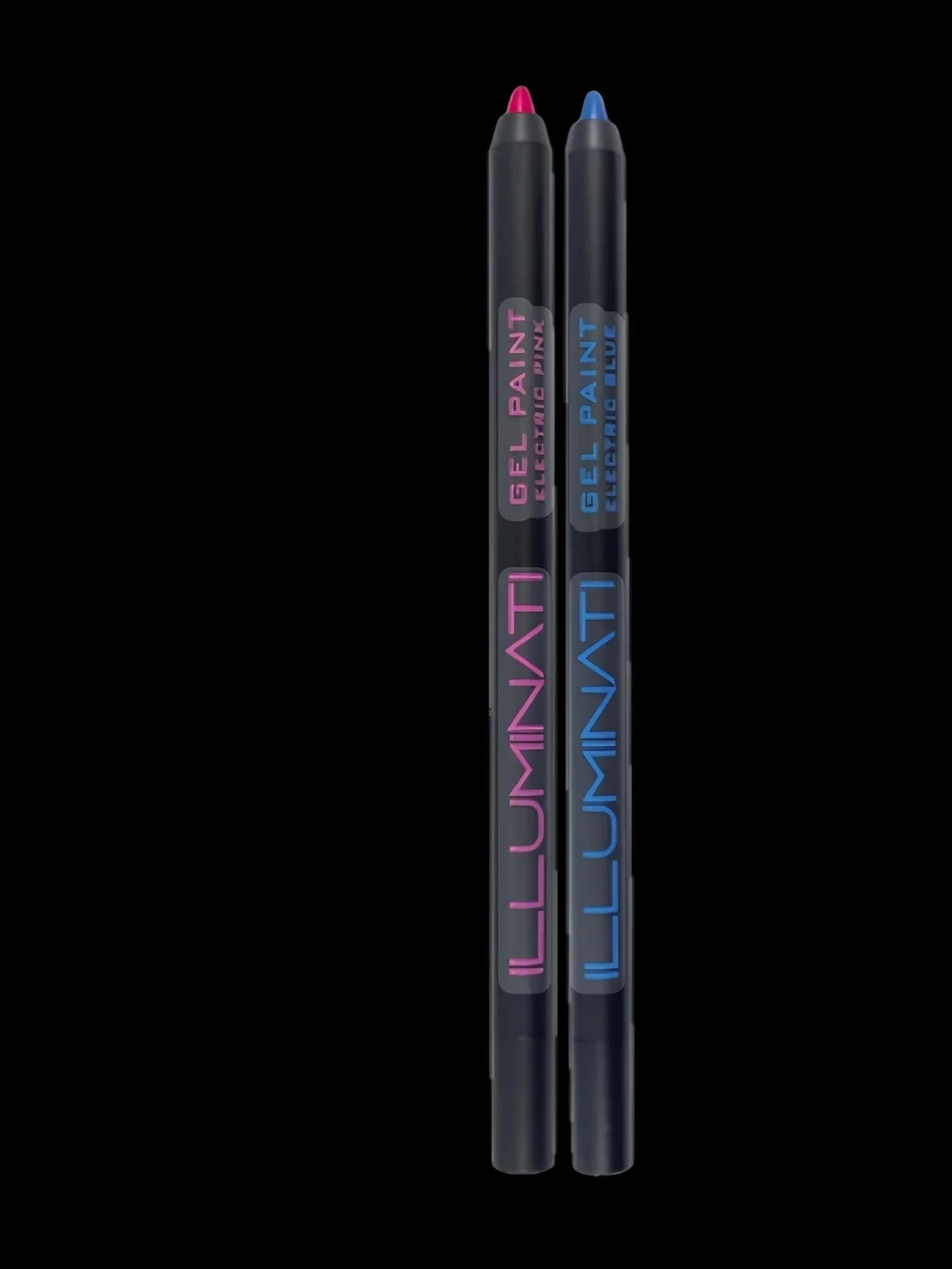 Illuminati Gel Paint Eyeliner Electric Pink and Electric Blue